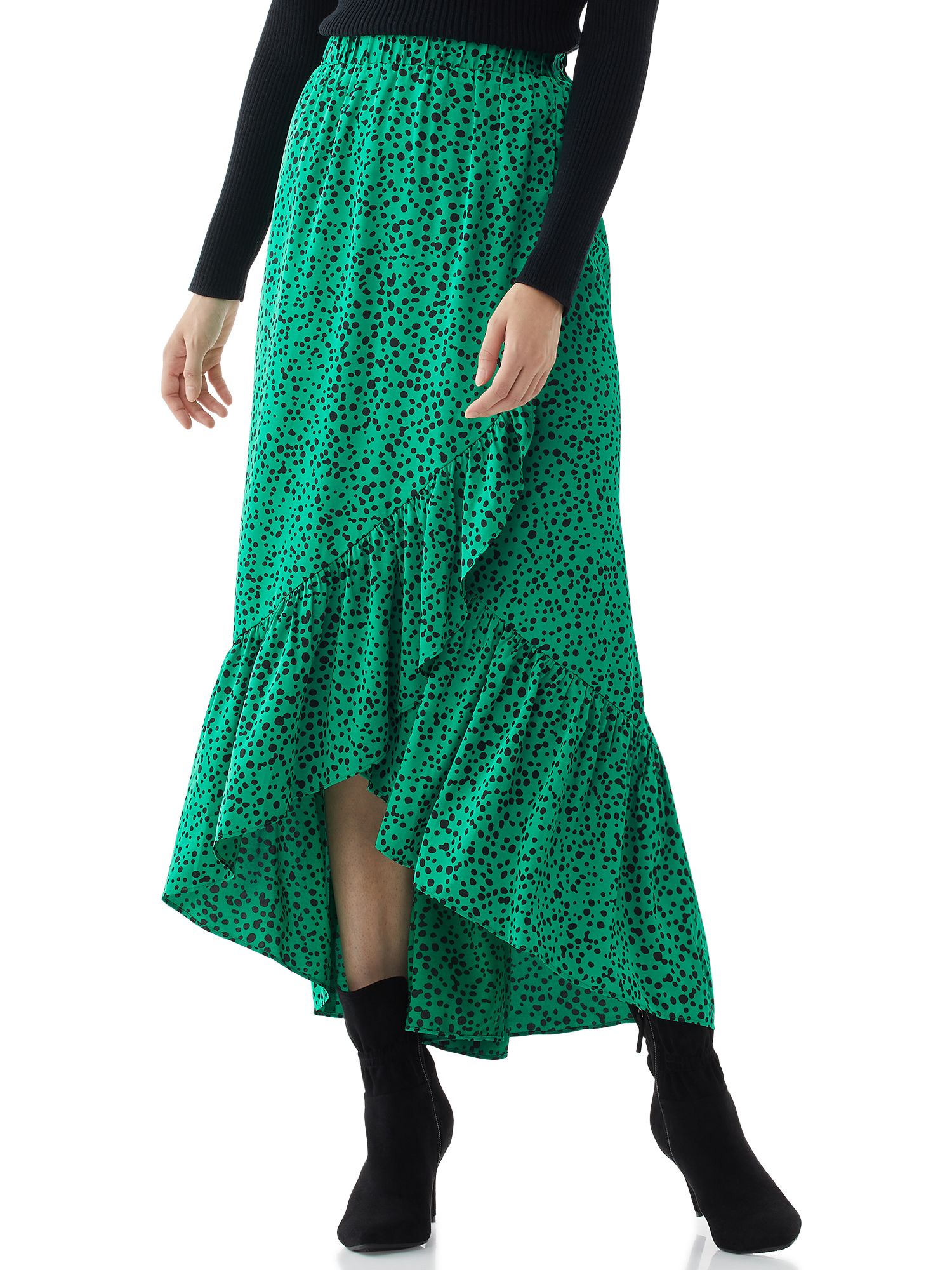 Scoop Women's Printed High-Low Maxi Skirt | Walmart (US)
