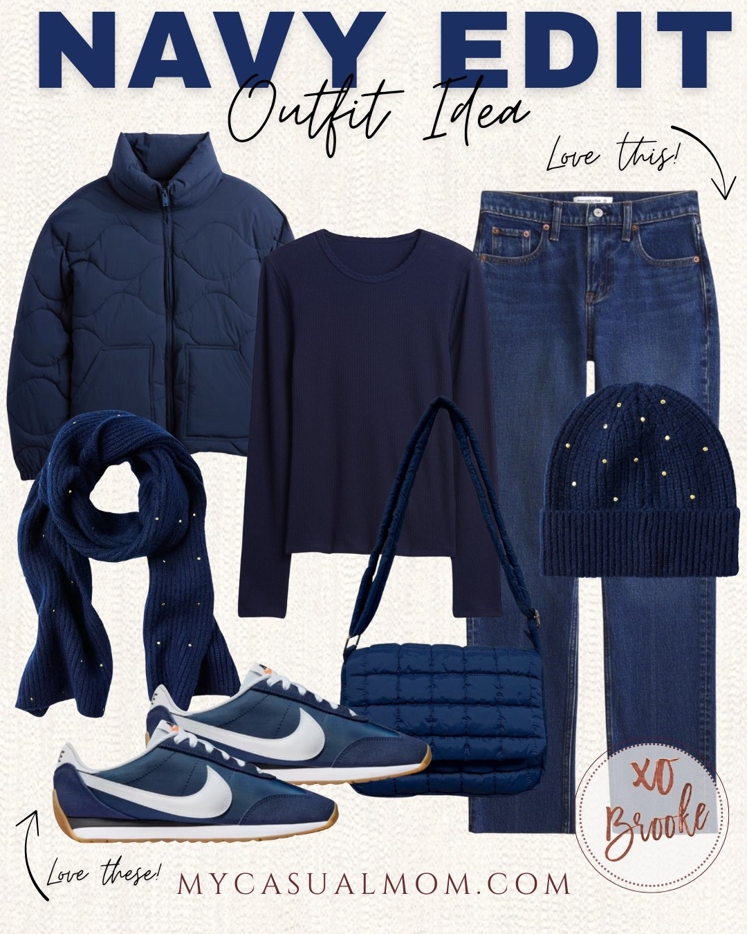 Navy edit outfit idea 

#LTKdayinmylife #LTKGiftGuide #LTKSeasonal