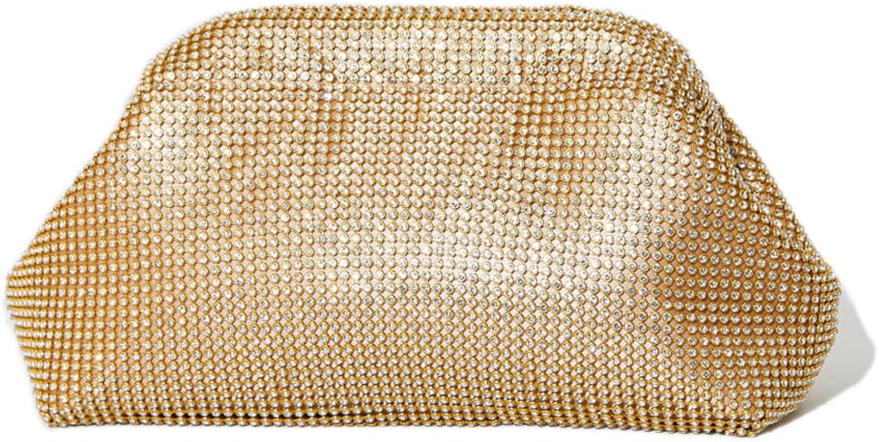CUXVA Rhinestone Dumpling Clutch Purses for Women Small Sparkly Evening Bag Glitter Crossbody Han... | Amazon (US)
