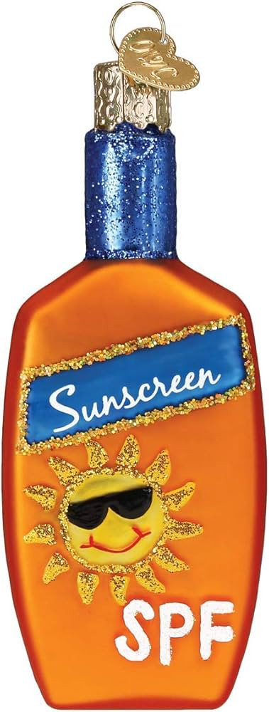Old World Christmas Sunscreen Glass Blown Ornaments for Christmas Tree | Amazon (US)