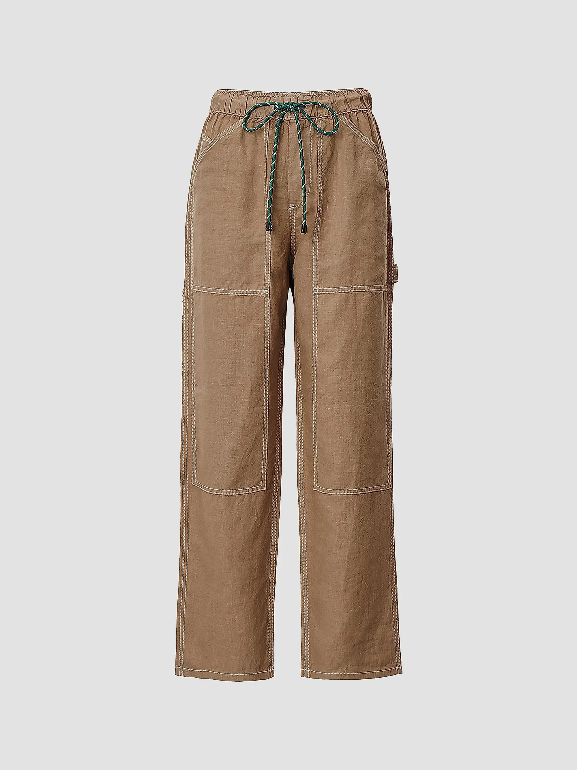 Atlas Linen Straight-Leg Drawstring Pants | Saks Fifth Avenue