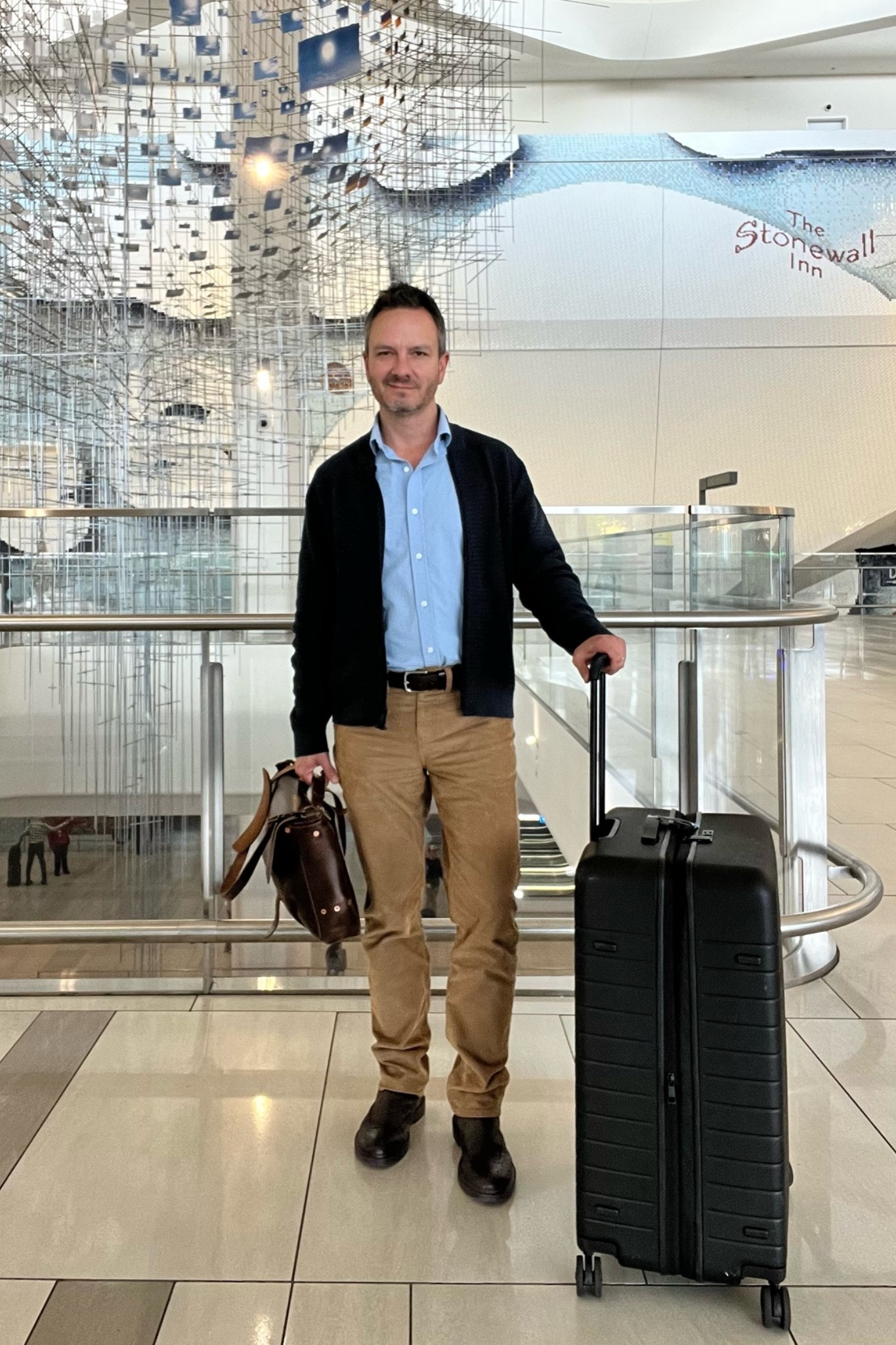 From the office go the airport. Always good to have a layer for the cool flights!

#LTKMens #LTKootd #LTKTravel