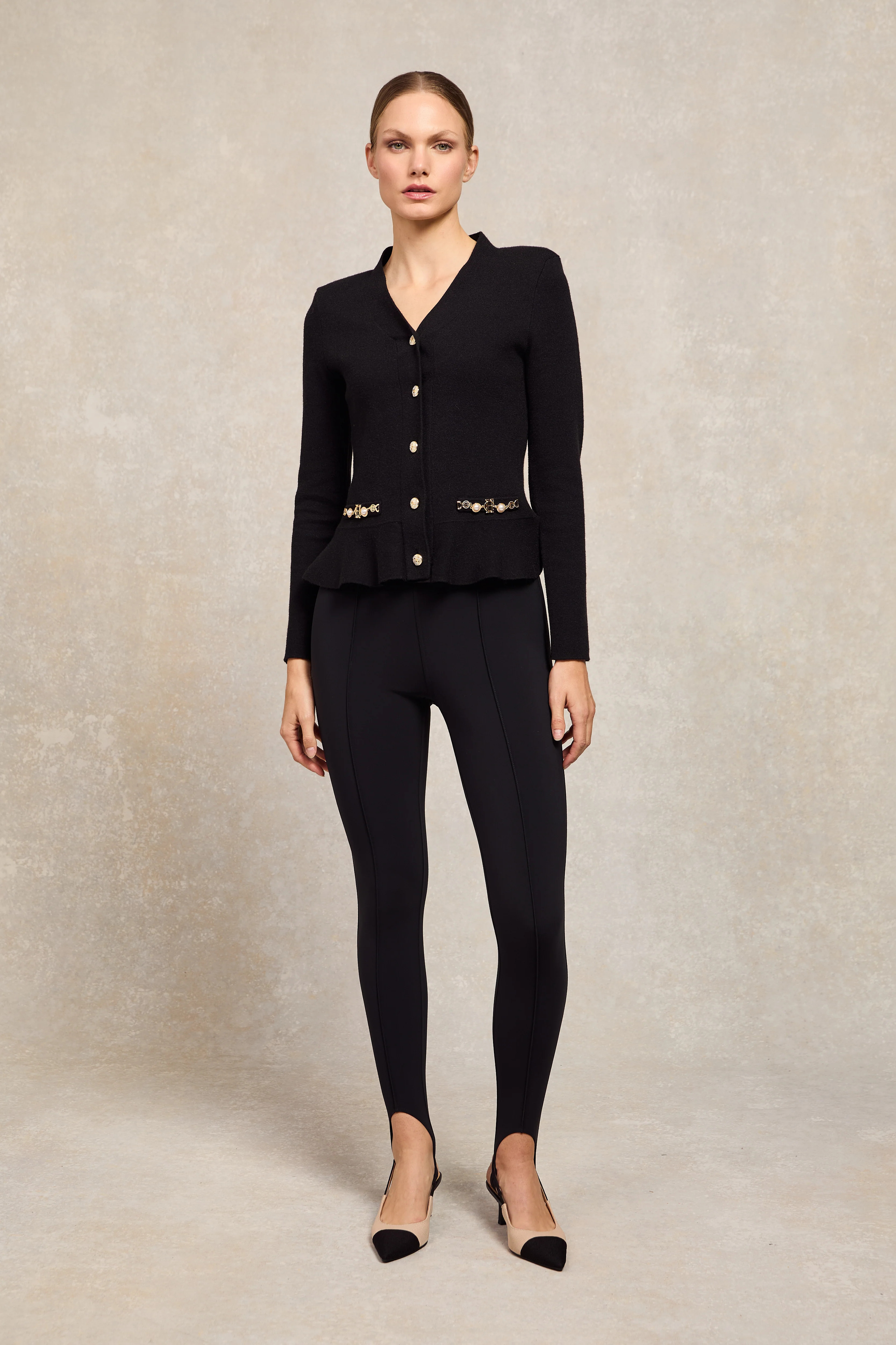 Stirrup Contour Legging (Black) | Holland Cooper