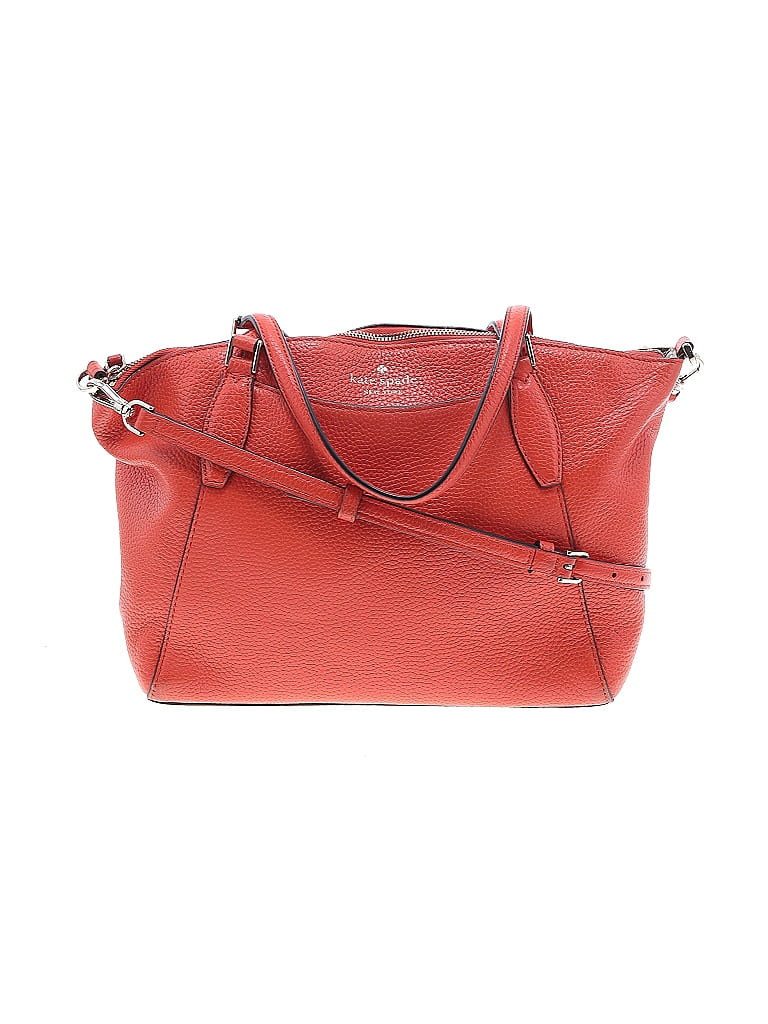 Kate Spade New York Leather Satchel: Red Bags | ThredUp