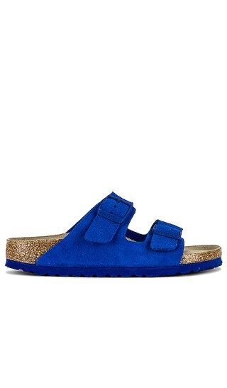 Arizona Soft Footbed Sandal in Ultra Blue | Revolve Clothing (Global)