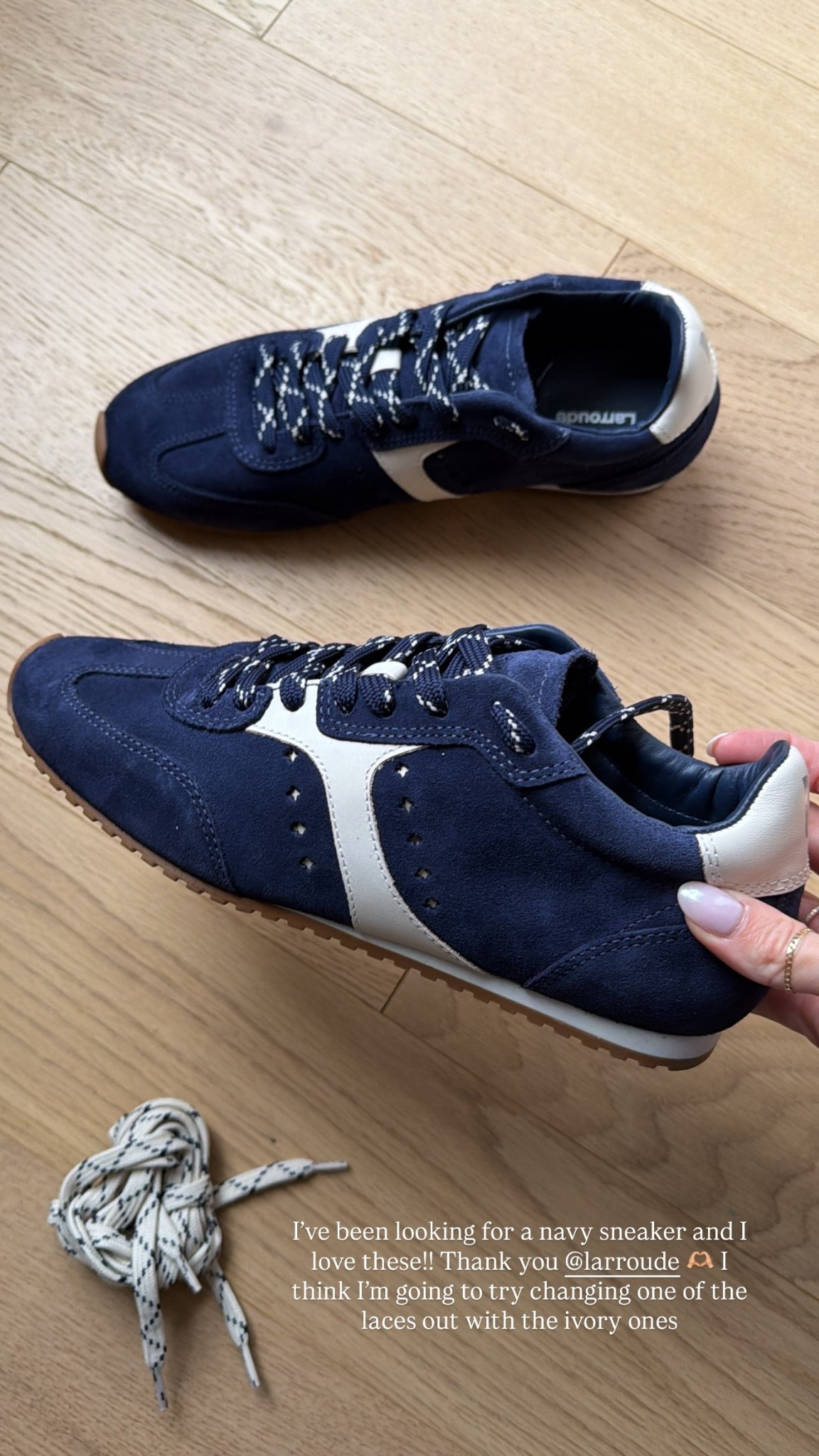 I went 1/2 size up per reviews and they fit perfectly! So comfortable 

Navy sneakers / Larroude sneaker 

#LTKActive #LTKootd #LTKTravel