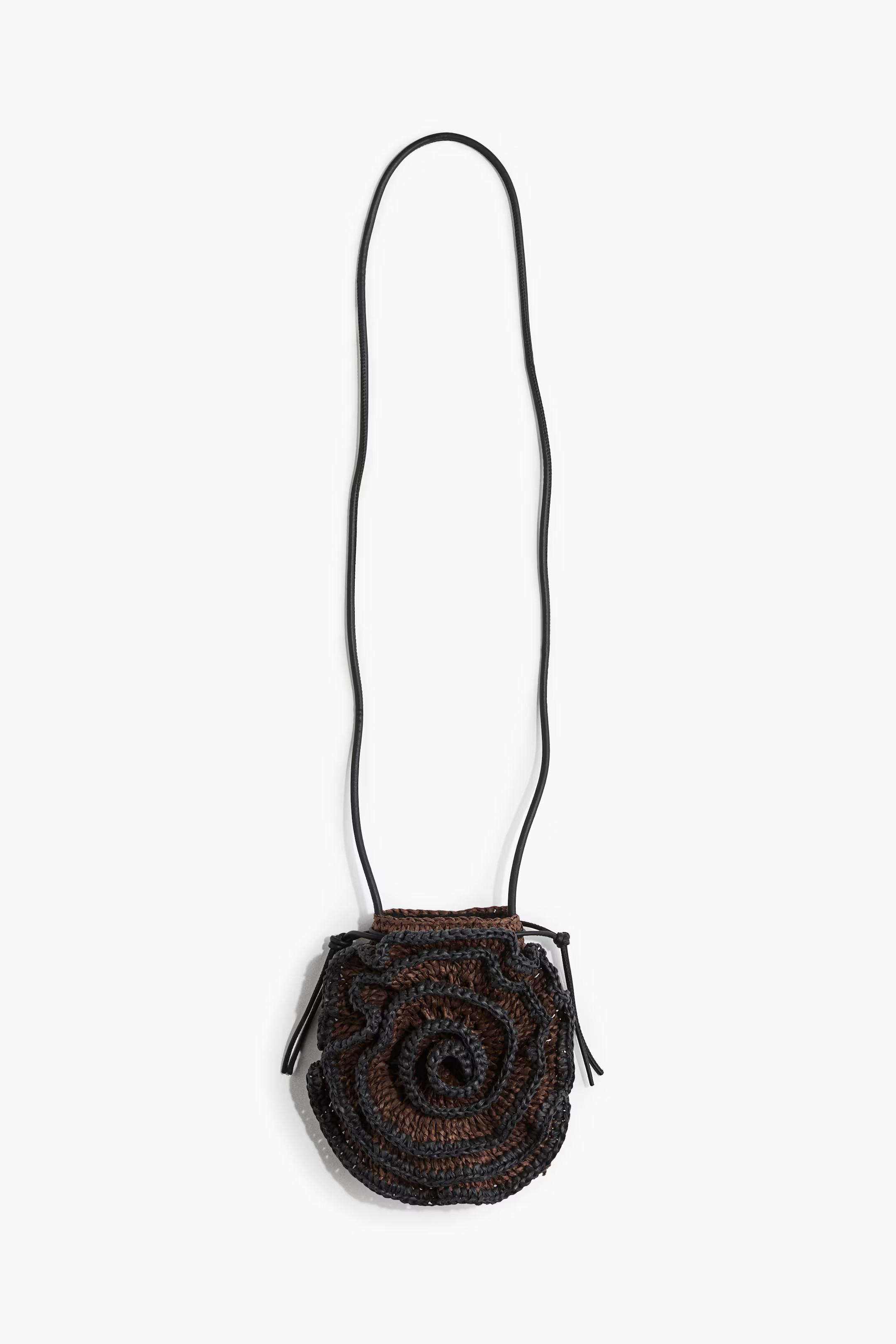 Appliquéd straw phone bag | H&M (UK, MY, IN, SG, PH, TW, HK)