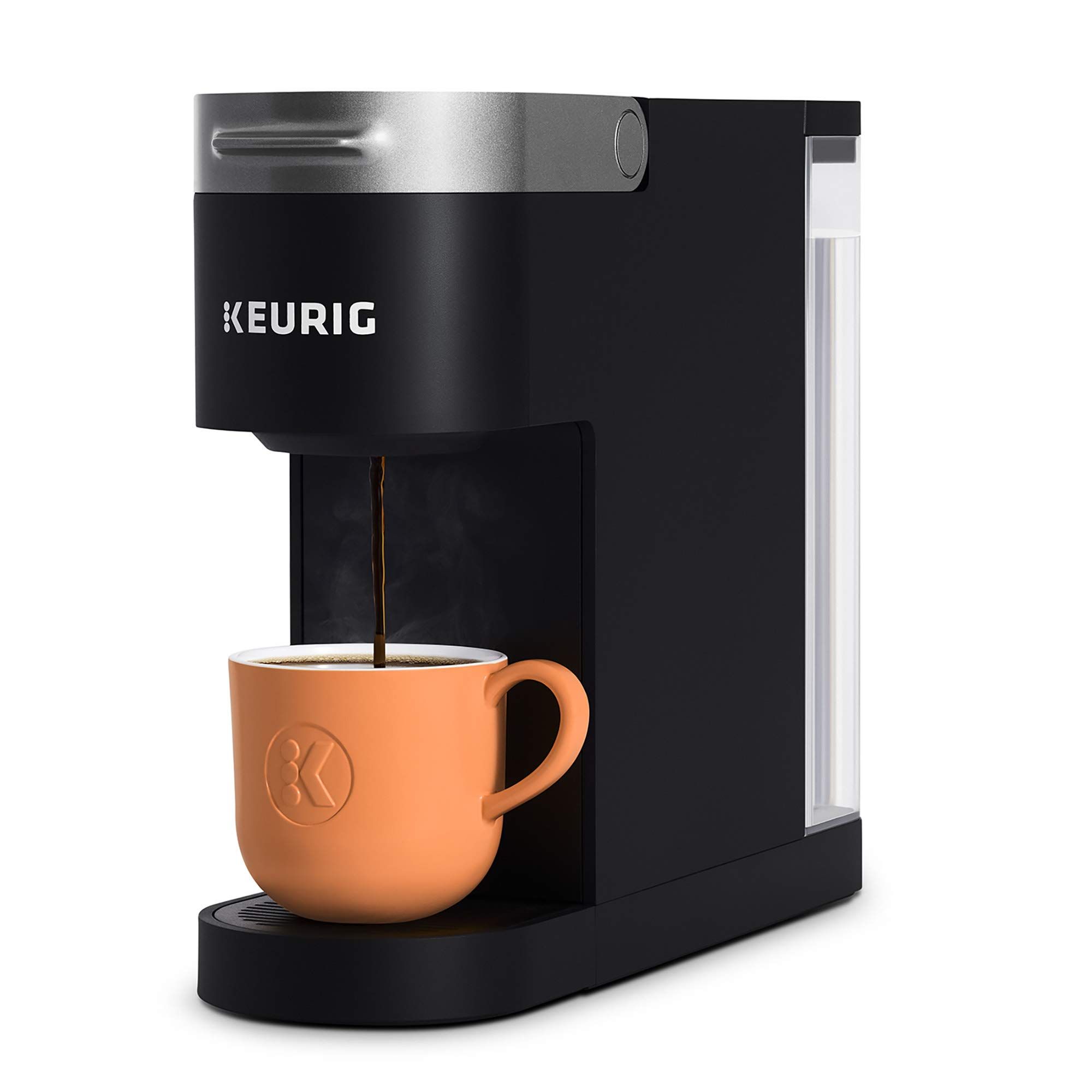 Keurig K-Slim Coffee Maker, Single Serve K-Cup Pod Coffee Brewer, 8 to 12 oz. Brew Sizes, Black | Amazon (US)