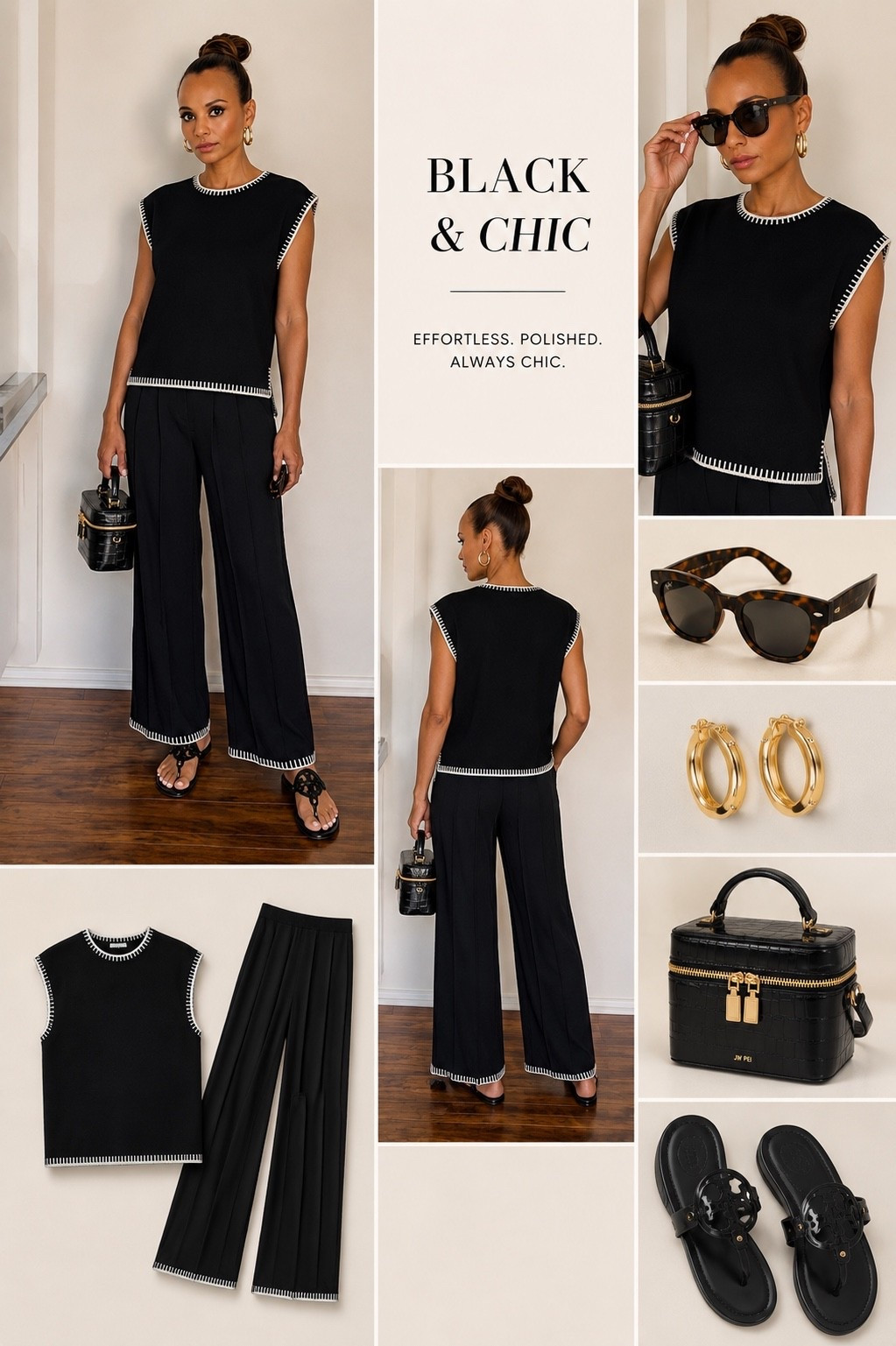 Black & chic 🖤✨ This matching set is effortless, polished, and so easy to style. I paired it with a structured black bag, gold hoops, classic sunnies, and comfy sandals for an elevated everyday look.

Shop the full look on LTK 🤍

#LTKStyleTip #LTKFinds #BlackOutfit #MatchingSet #ChicStyle #ElevatedBasics #EverydayStyle #FashionInspo

#LTKootd