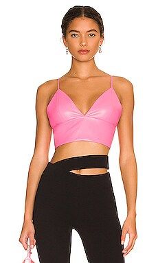 Carli Vegan Leather Bra Top
                    
                    Alice + Olivia | Revolve Clothing (Global)