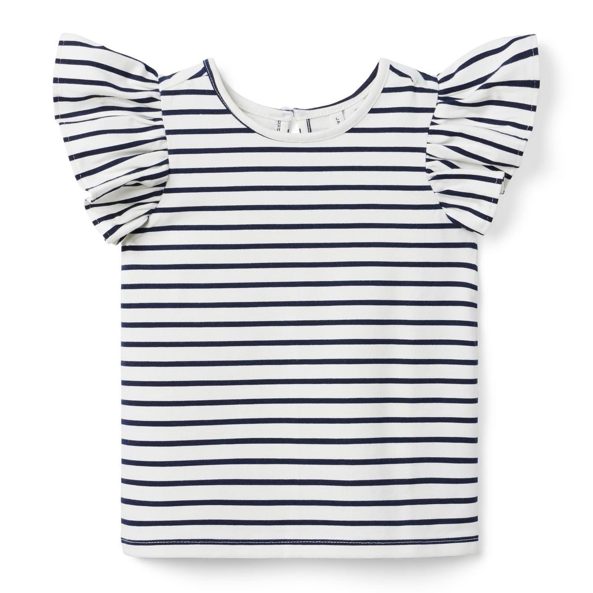 Striped Flutter Sleeve Jersey Top | Janie and Jack