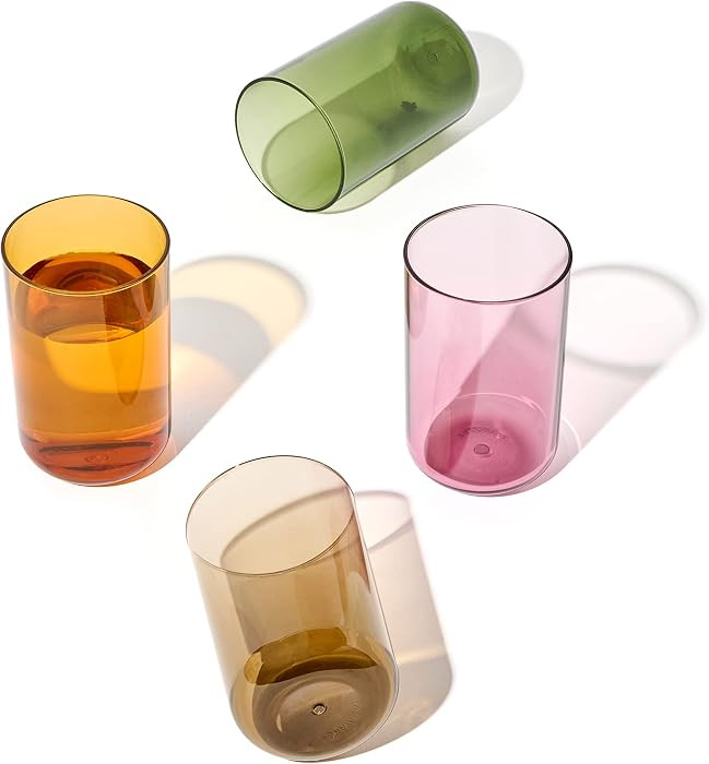 TOSSWARE RESERVE 10oz Tumbler - Color Series SET OF 4, Premium Quality, Tritan Dishwasher Safe & ... | Amazon (US)