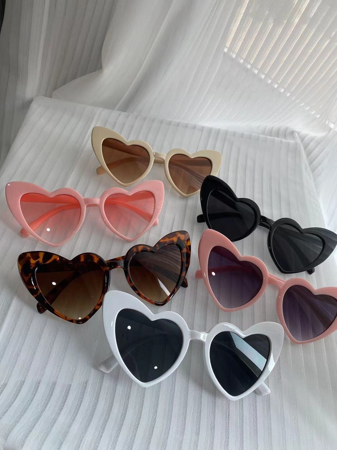 Custom Bridal Party Heart Shaped Sunglassesbridesmaid - Etsy | Etsy (US)