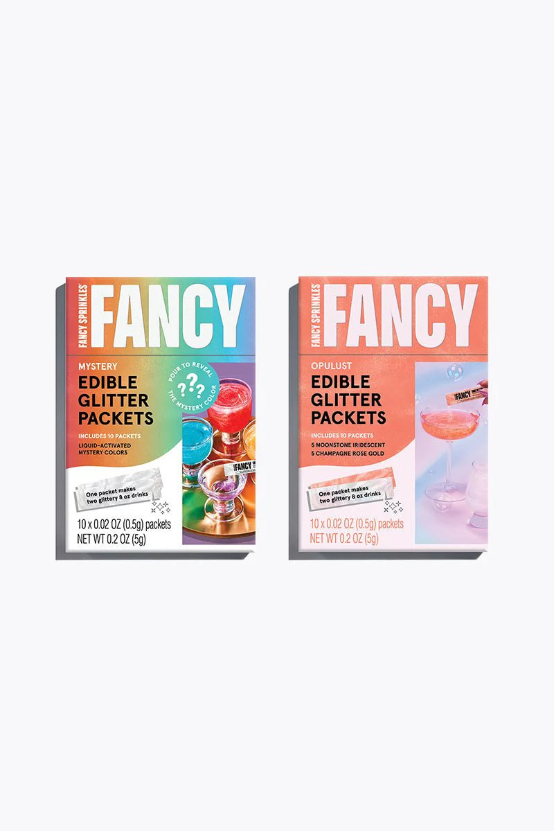 Fancy Edible Glitter Packets VIP | Fancy Sprinkles