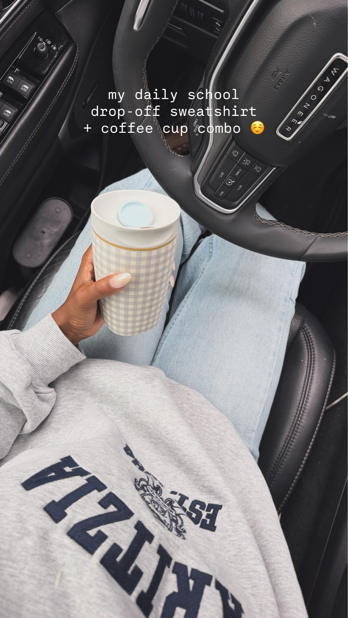 my daily school drop-off sweatshirt + coffee cup combo ☺️

#LTKootd #LTKmomlife #LTKmorningroutine