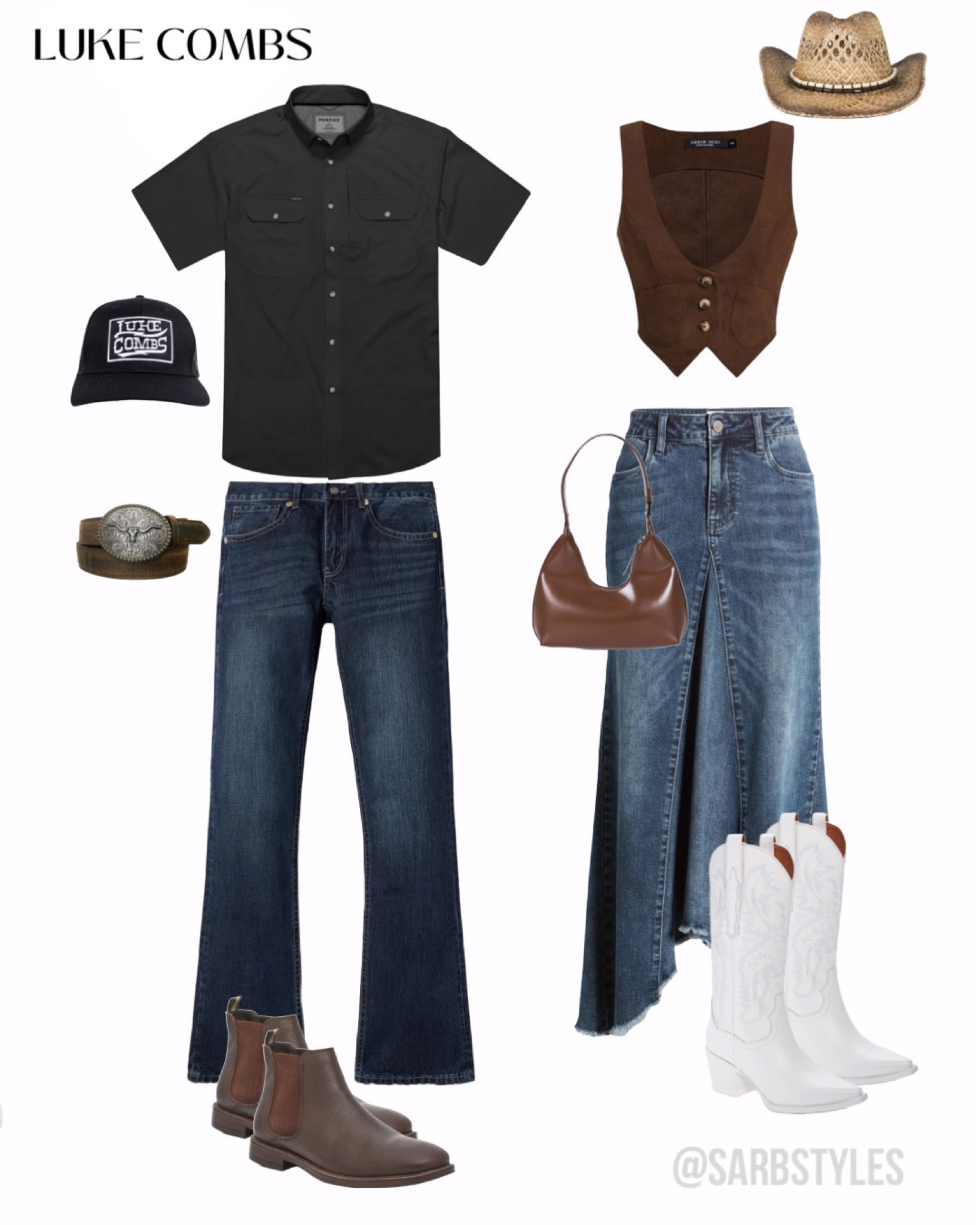Couples Luke Combs Concert Outfits 

#LTKstyletip