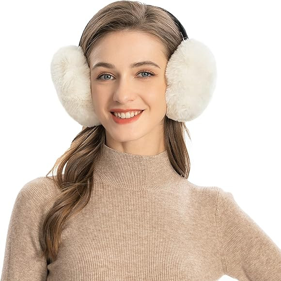 ZLYC Winter Ohrenschützer Ohrenwärmer Outdoor Faux Fur Earmuffs für Damen Kinder | Amazon (DE)