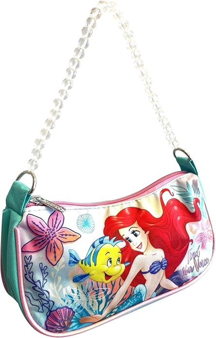 Disney Licensed Little Girl Shoulder Handbag With Beaded Handle | Amazon (US)