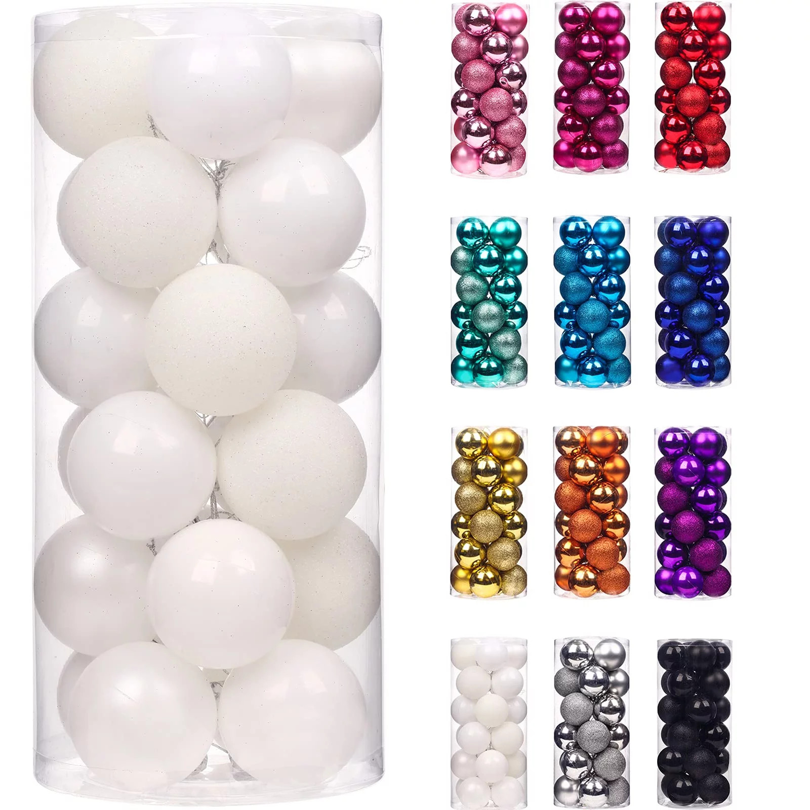 Up to 50% off Botrong 30mm Christmas Xmas Tree Ball Bauble Hanging Home Party Ornament Decor Gift... | Walmart (US)