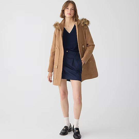 New chateau parka in Italian stadium-cloth wool | J.Crew US