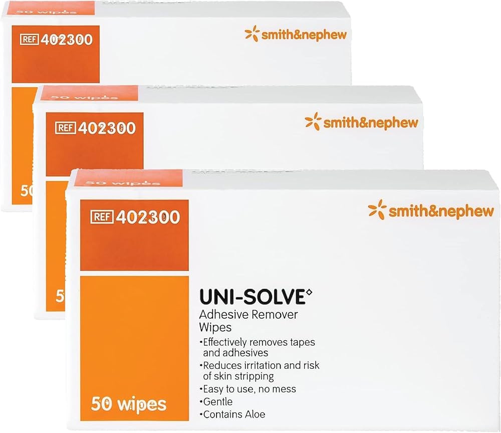 Uni Solve 402300 Adhesive Remover Wipe, Pack of 150 | Amazon (US)
