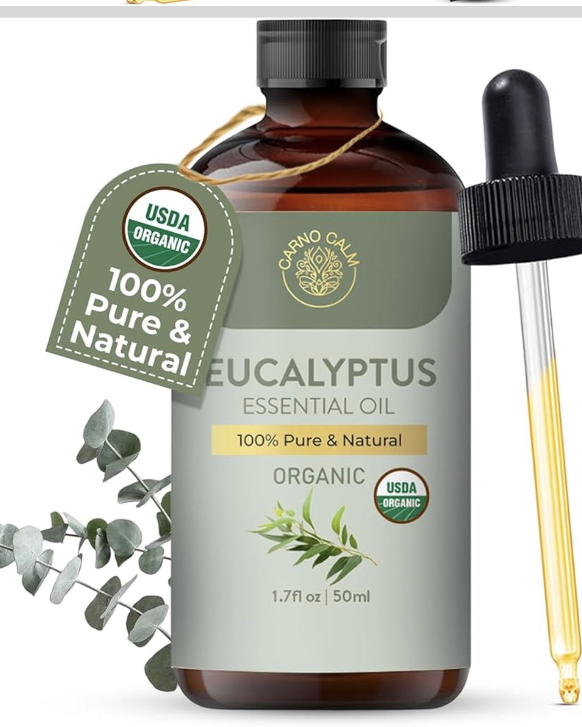 Eucalyptus Essential Oil | USDA Certified Organic Eucalyptus Oil | Ideal for Aromatherapy Skin and Hair | for Diffuser & DIY Uses | 1.7 fl

#LTKdayinmylife #LTKmorningroutine #LTKActive