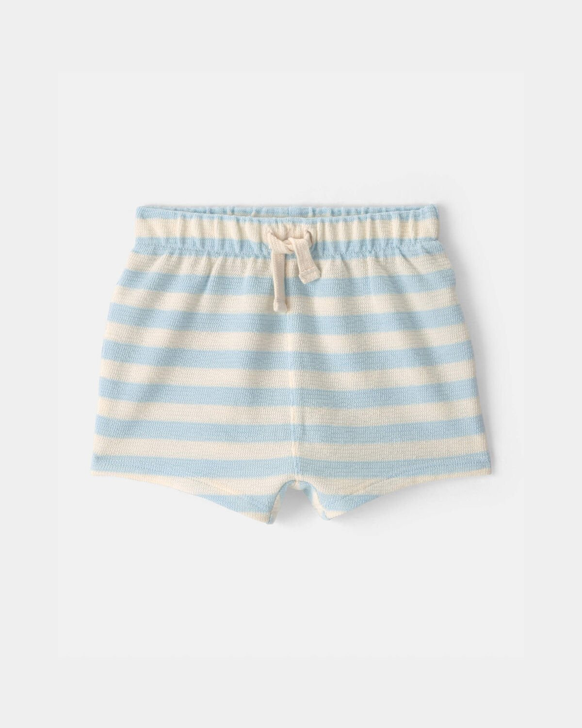 Baby Stripe Drawstring Shorts - Blue/Ivory | Carter's | Carter's Inc