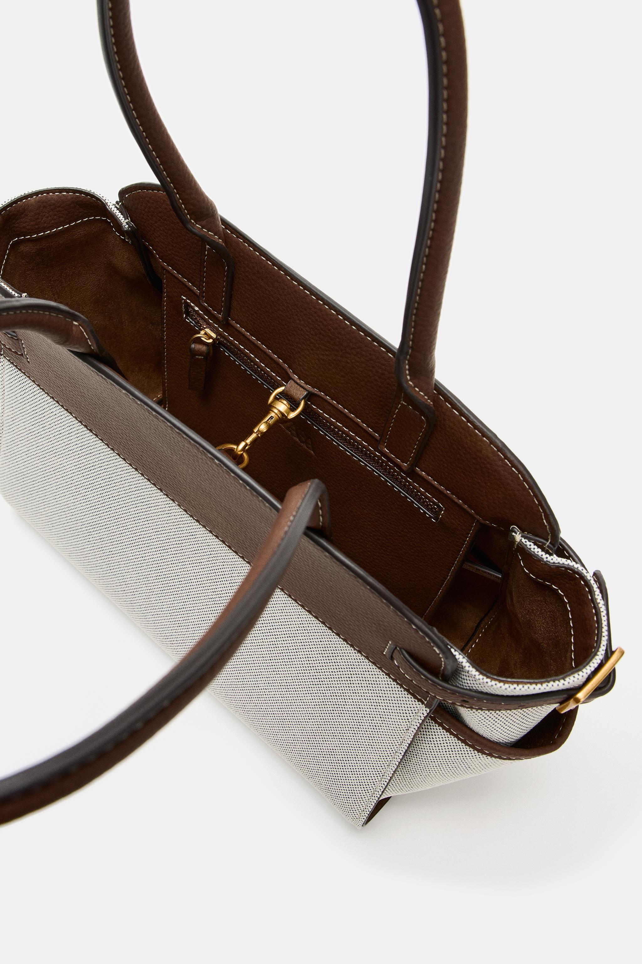 COMBINATION BUCKLE CITY BAG | Zara US
