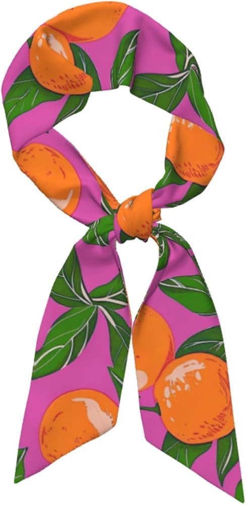 Head Scarf Hair Neck Scarves for Women Fashion Purse Bag Scarfs Handbags Silky Satin Headscarf Ch... | Amazon (US)