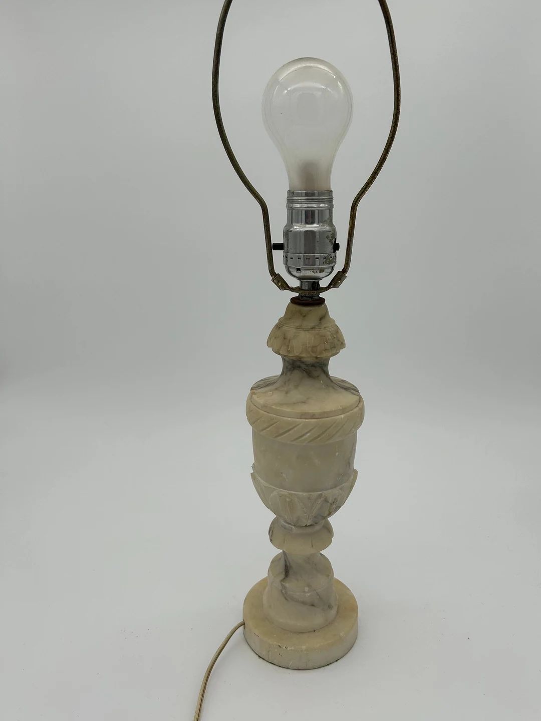 Vintage Alabaster Marble Urn Shaped Table Lamp. - Etsy | Etsy (US)