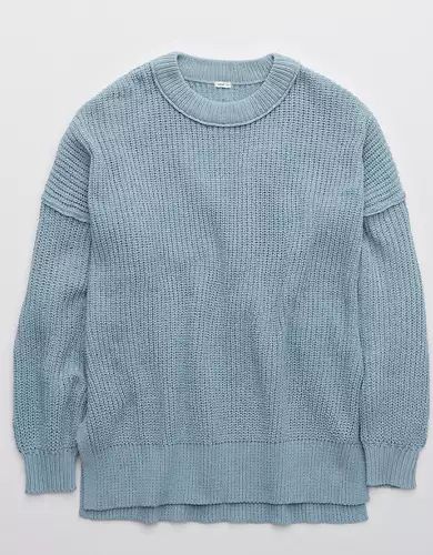 Aerie Chenille Oversized Sweater | American Eagle Outfitters (US & CA)