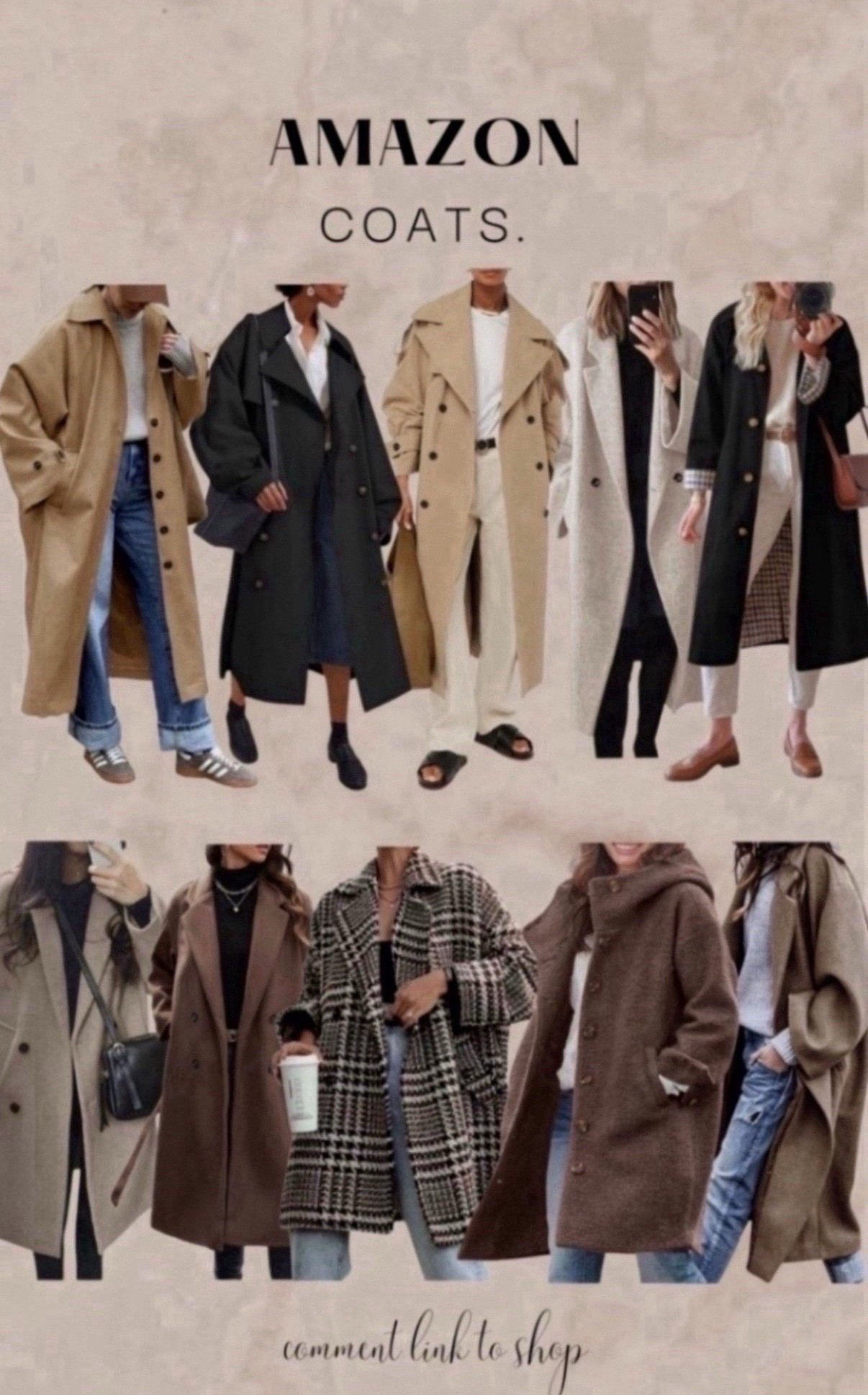 i've done the work for you and put together all the trending styles for fall / winter 2025/26

not to call personal favorites but the plaid lining in the trench coat is too beautiful 🍂🤤 

oversized, cozy, warm.. here you go.  enjoy shopping !

#outerwear #longcoat #oversizedcoat #coats #amazoncoats