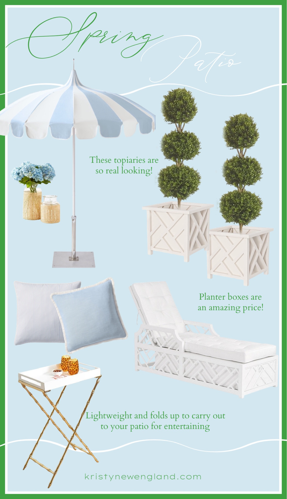 Plotting & planning our spring patio 🌿

#patio #patioumbrella #fauxtopiaries #topiary #boxwoodtopiary #whiteplanters #chippendaleplanters #bluesndwhiteumbrella #portablebarcart #canevase #canehurricane #outdoorfurniture 

#LTKFind #LTKhome #LTKSeasonal