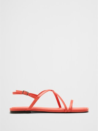 Vegan Leather Strappy Sandal | Banana Republic Factory