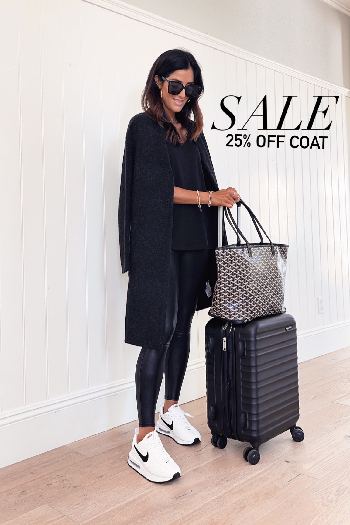 My coat from the Nordstrom sale is on sale! 25% OFF, travel style, faux leather leggings, StylinByAylin 

#LTKstyletip #LTKsalealert #LTKSeasonal
