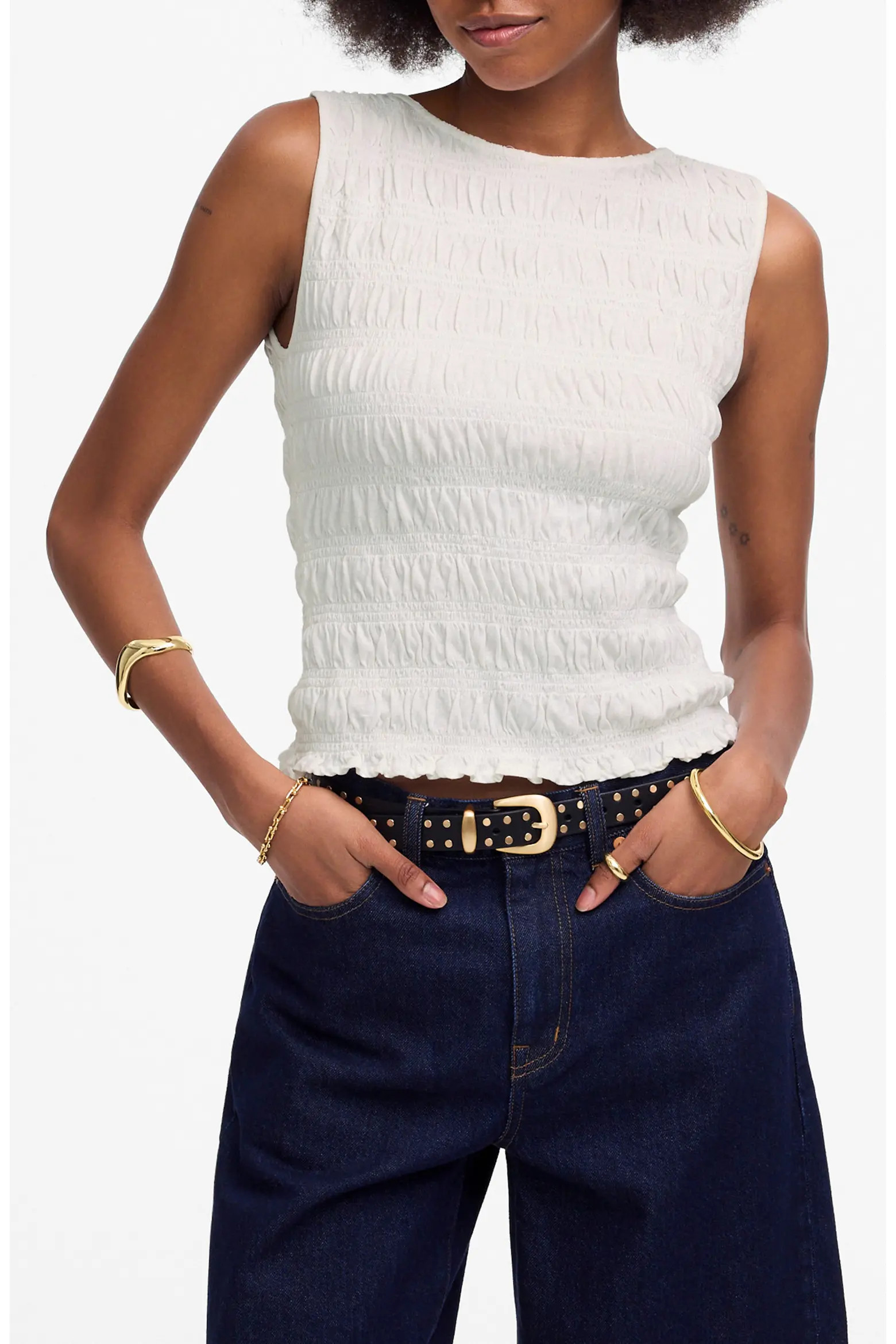 Smocked Tank Top (Women) | Nordstrom | Nordstrom