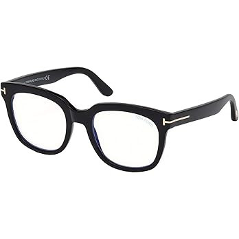Tom Ford FT 5537-B BLUE BLOCK BLACK 52/20/140 women Eyewear Frame | Amazon (US)