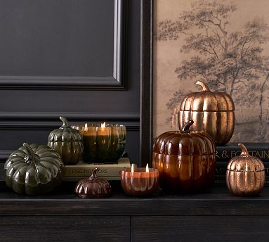 Figural Pumpkin Candle | Pottery Barn (US)