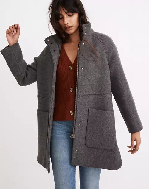 Estate Cocoon Coat in Insuluxe Fabric | Madewell