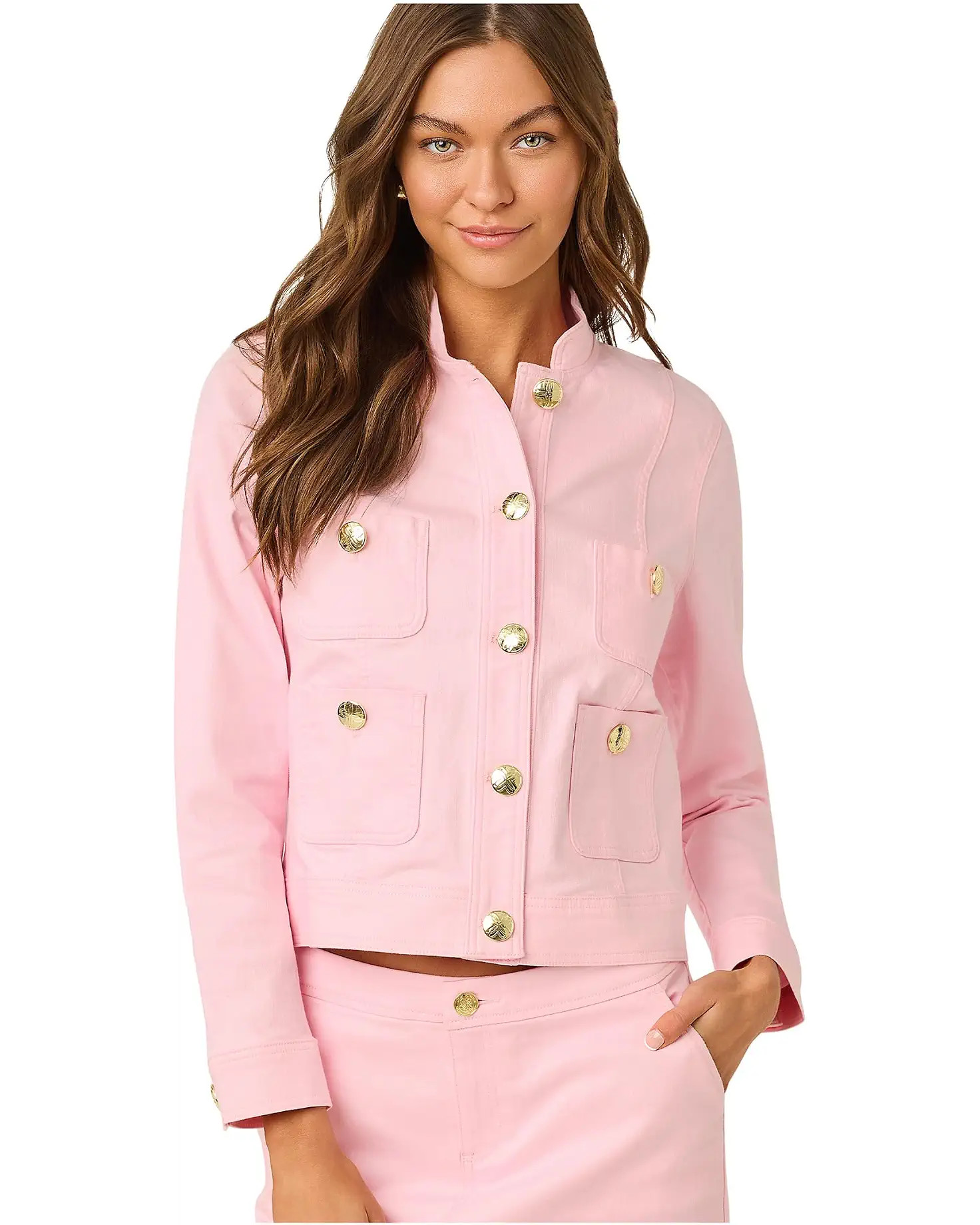 Women's Lilly Pulitzer Sherpa Denim Jacket | Zappos.com