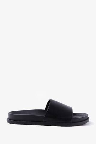 Coated Faux Leather Slides | Forever 21 (US)