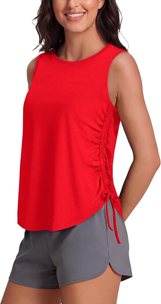 Womens Tank Tops Workout Tops for Women Pilates Outfits Gym Summer Clothes 2026 | Amazon (US)