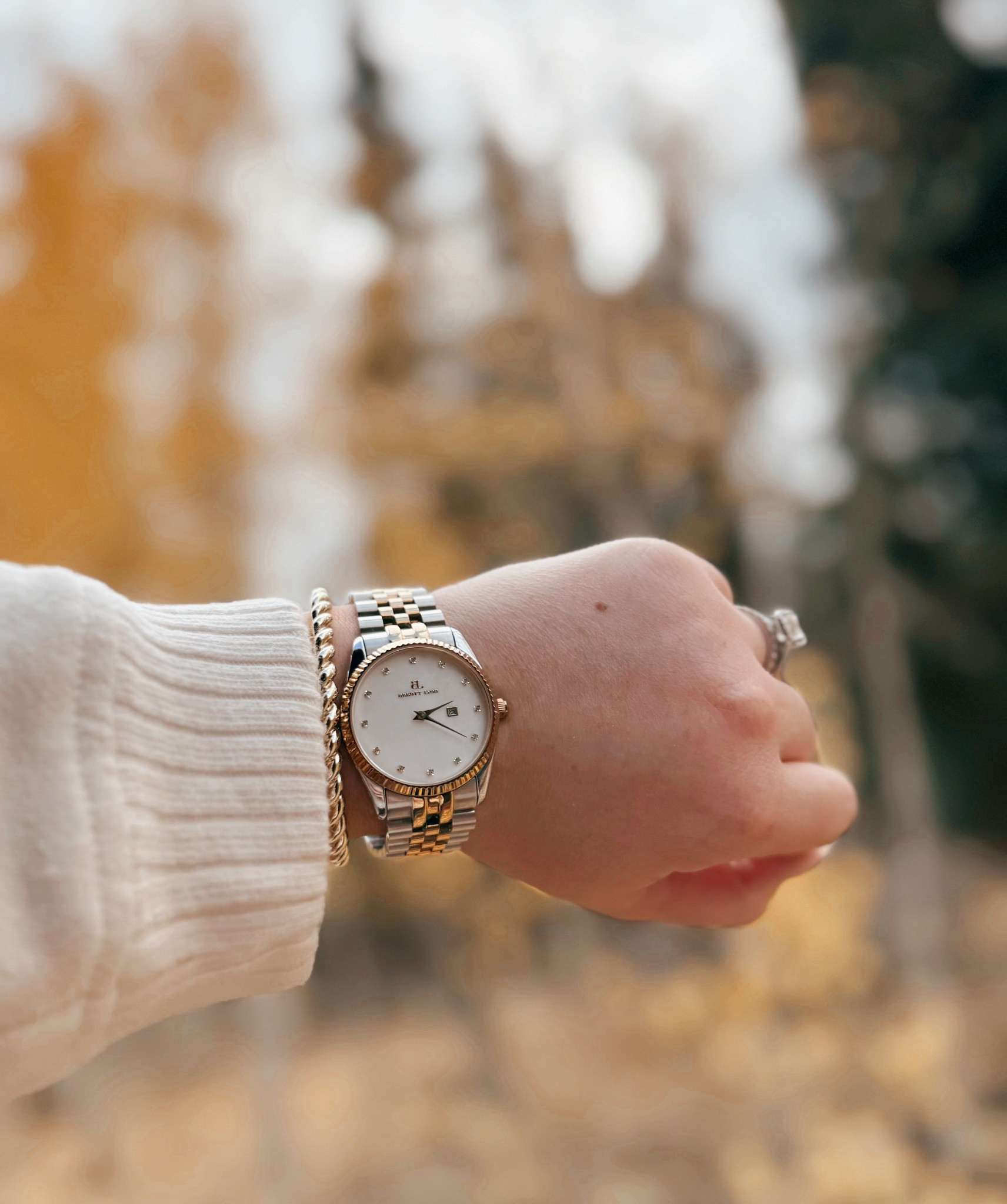 Fall arm candy ✨ Stacked up my favorites today 🥰 Mixing golds, textures & a little sparkle 🍂 office outfit | office style | office look | amazon office outfit | amazon office style | amazon office must haves | work wear | amazon work wear | work wear style | amazon work wear style | sweater | amazon brown sweater | amazon fall sweater | fall sweater | dress pants | work pants | cream pants | cream dress pants | Amazon dress pants | Amazon work pants | mules | amazon mules | amazon finds | amazon fashion | amazon outfit | amazon look | fall office look | fall work wear look | fall 2025 

#LTKSeasonal #LTKMidsize #LTKSaleAlert