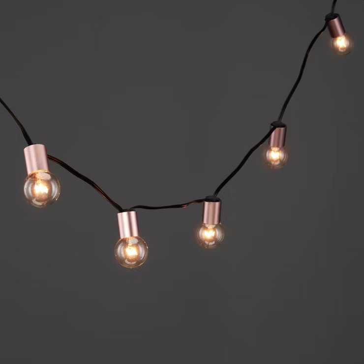 10ct G40 Globe String Lights Clear - Wondershop™ | Target
