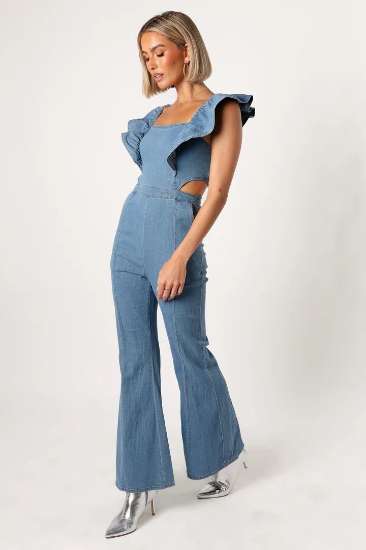 Kimmie Jumpsuit - Medium Denim | Petal & Pup (US)