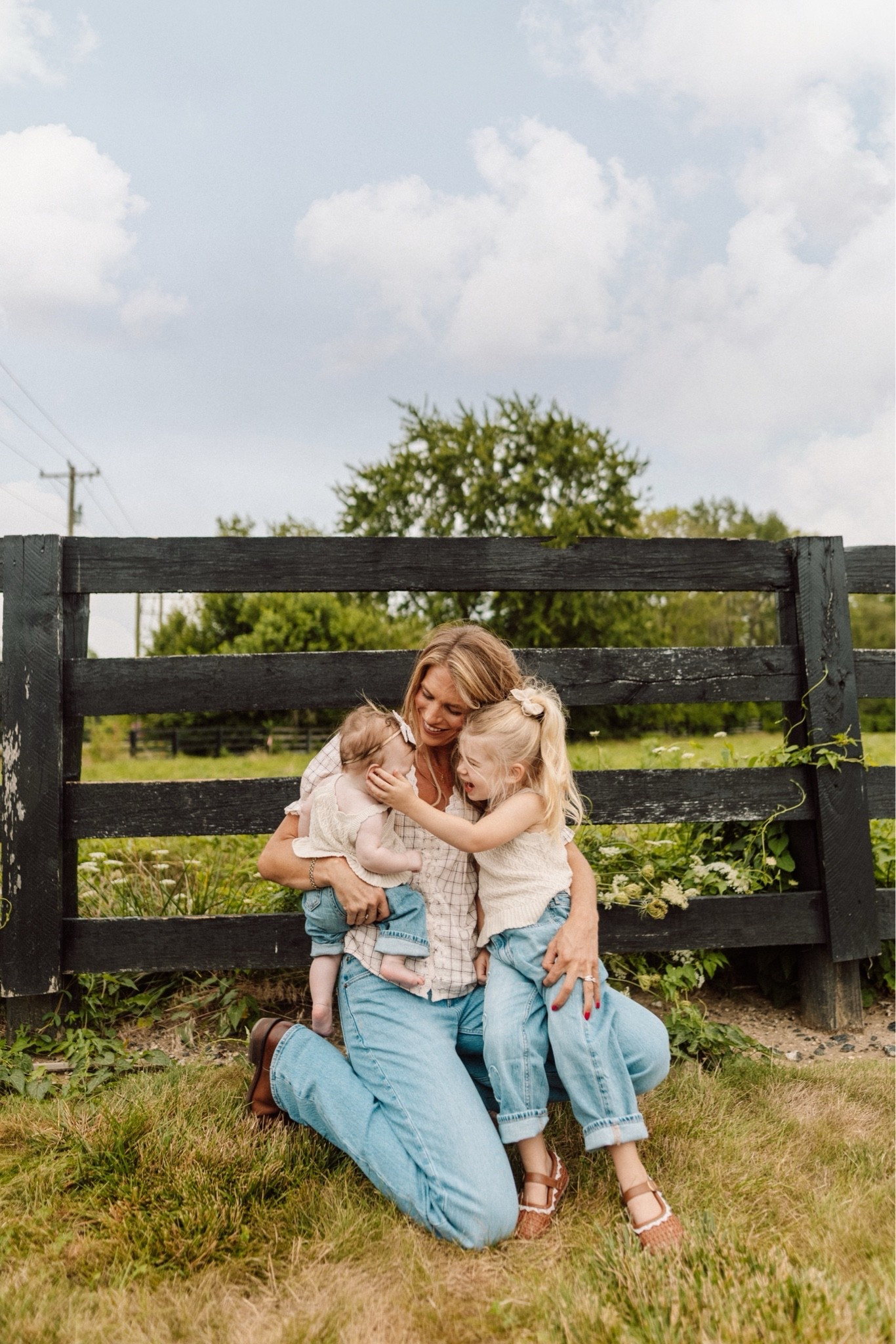 Matching mommy and baby denim! I am wearing my true size in my jeans 27 extra long the girls are wearing their true size. Jeans run a little bit looser for the girls. @abercrombie

#LTKBaby #LTKKids #LTKmomlife