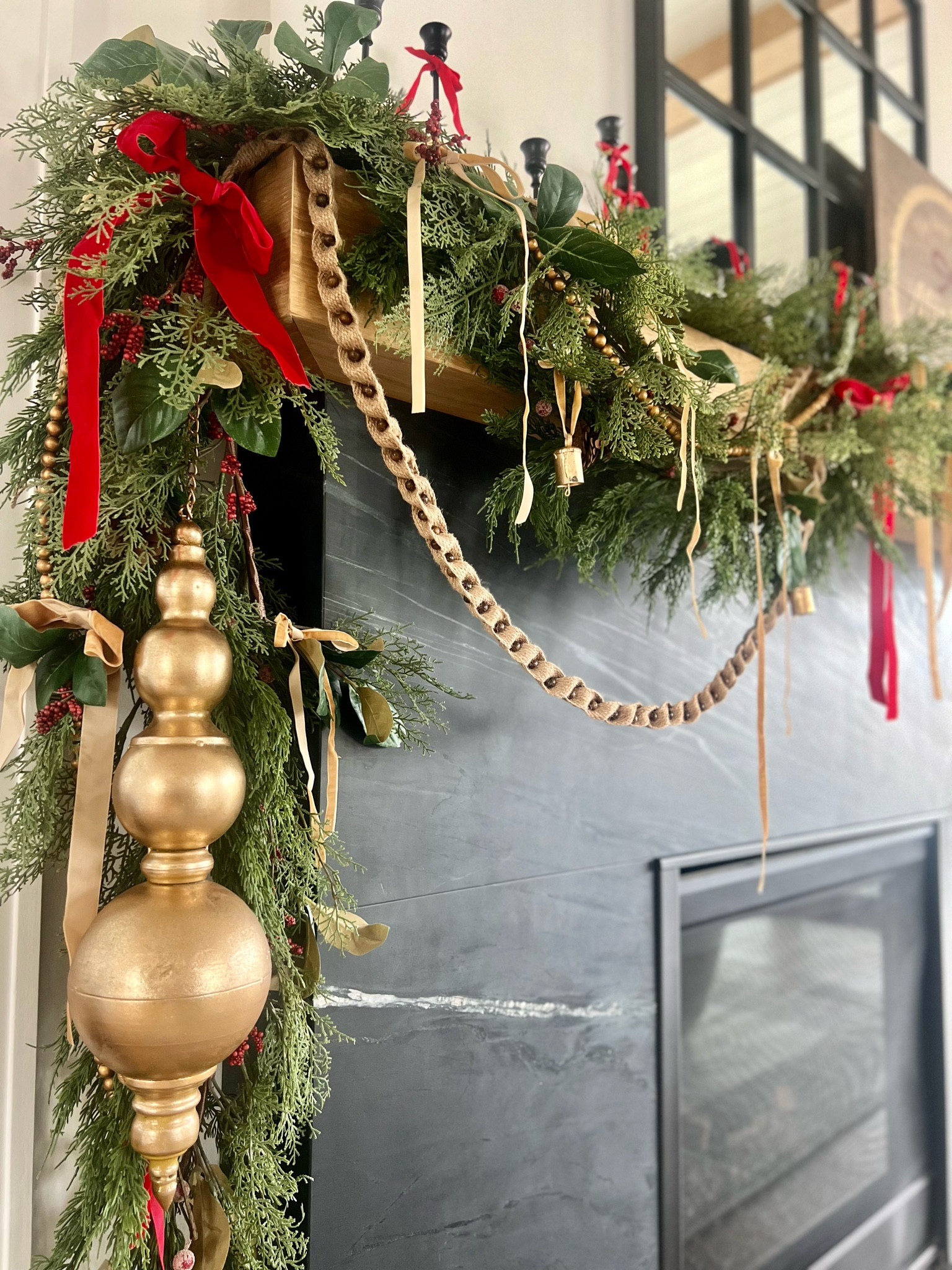 Holiday Mantle

#christmasdecor #bows #garland #amazonhome 

#LTKHome #LTKStyleTip #LTKHoliday