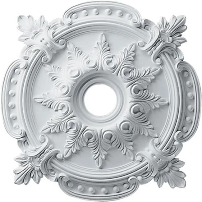Ekena Millwork 18 5/8"OD 4"ID x 1 1/8"P Classic Ceiling Medallion (Fits Canopies up to 12 3/4") | Walmart (US)