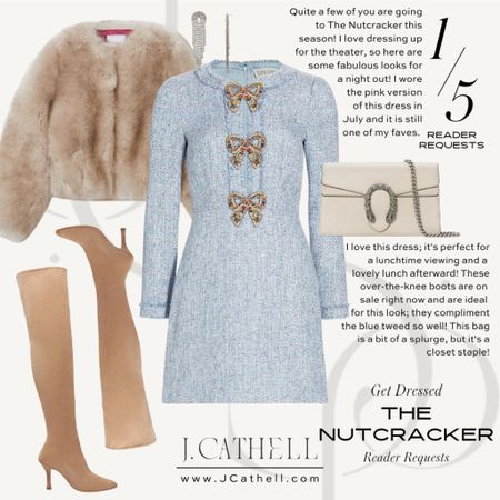 The moment I laid eyes on this dress I swooned. How perfect for the holidays?! The faux fur coat and the boots tie it all together.

#LTKstyletip #LTKSeasonal #LTKHoliday