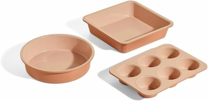 Our Place Wonder Oven Baker’s Kit – 3-Piece Toxin-Free Ceramic Nonstick Bakeware Set (8” Ro... | Amazon (US)